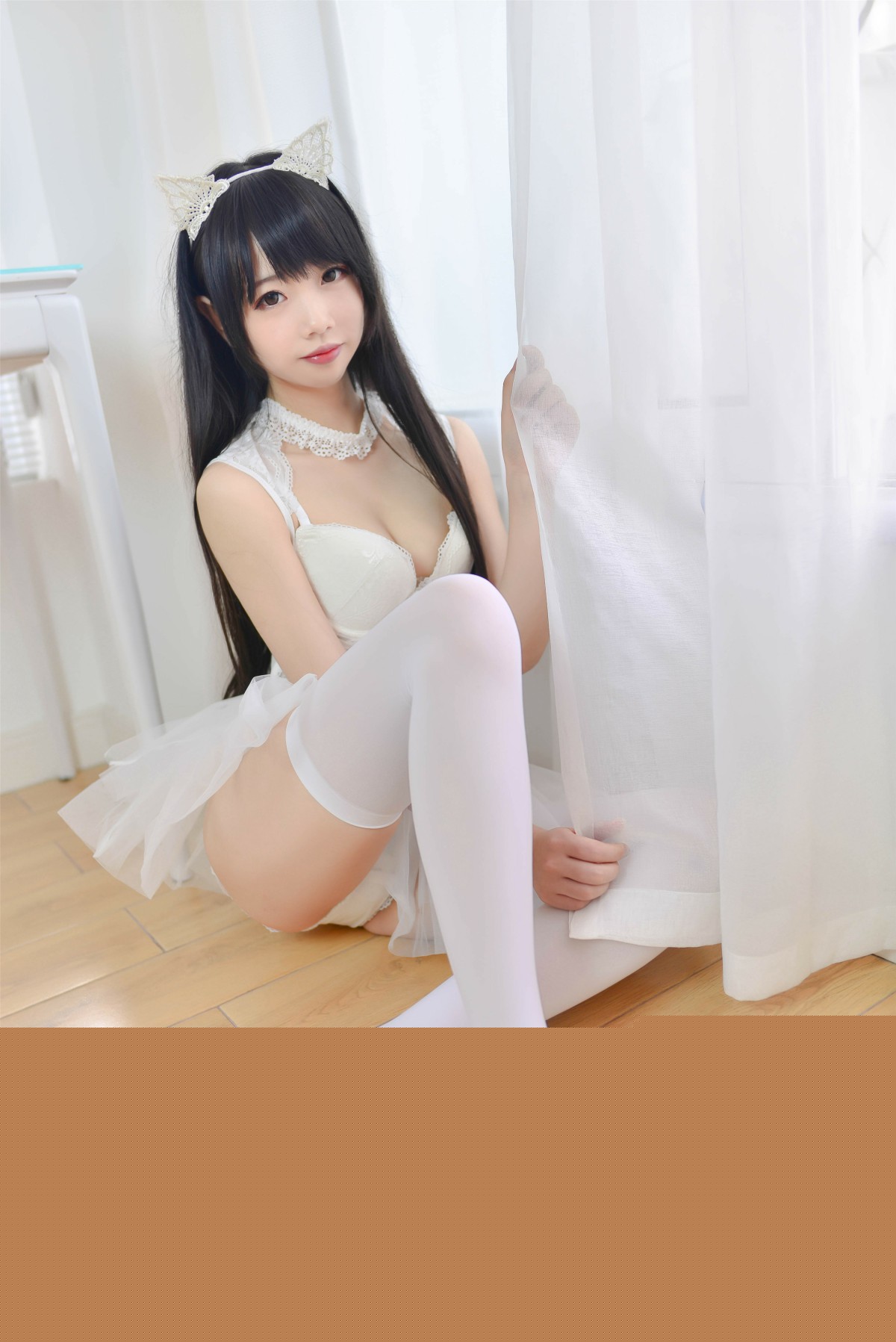 图片[10]-Cos小姐姐雪琪 – 猫系少女白猫 – COSPLAY-御萝部落